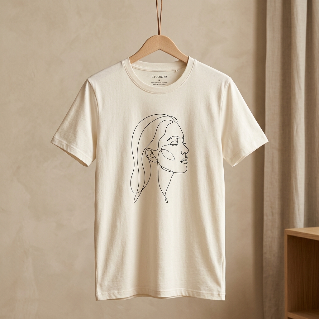 Kaos Custom Minimalist Continuous Line Art